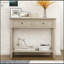 Console Daisy Series avec deux tiroirs et une tablette inférieure (gris rétro)-118038897