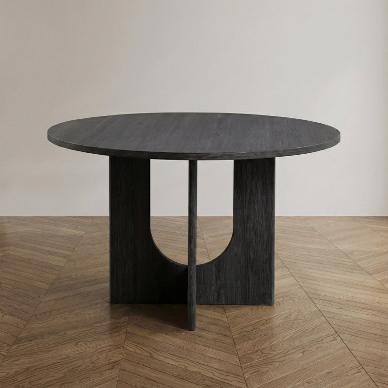 Table de salle à manger Quain, Gris