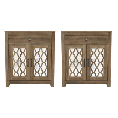 Ensemble de 2 armoires d'appoint Chessani