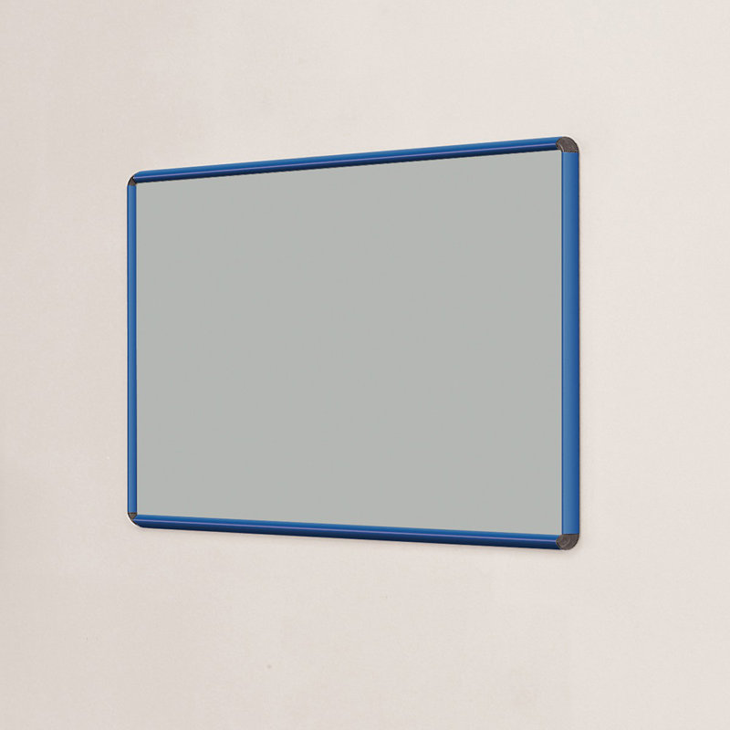 Wall Mounted Bulletin Board, Royal Blue, 90 cm H x 120 cm W