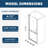 1 3/8" Adjustable Universal Pivot Shower Door - 1/4" Tempered Clear Glass, Polished , Wall Channel, Quality #304 Stainless Steel Handle, 36000 Times Tested, Easy Installation, Smooth System,-124069870