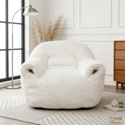 Faux Fur Bean Bag Chair