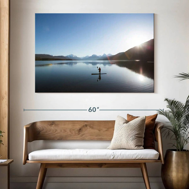 Alvord Lake McDonald Paddleboarder, 34'' H x 51'' W