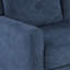 Canapé en chenille bleu marine 3 places