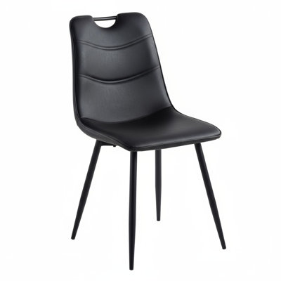 Modern Faux Leather Dining Chair – Stylish and Comfortable Seating for Dining Room, Office, or Home Use
