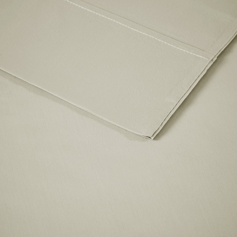 Ivory Queen Cotton Blend 4-Piece Sateen Sheet Set