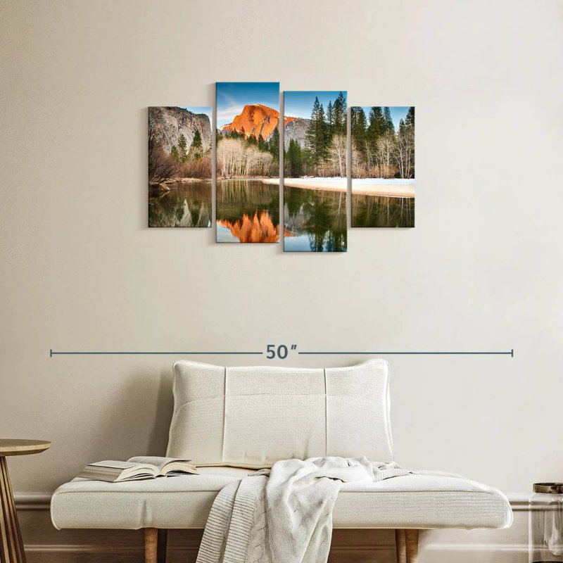 Alvord Half Dome River Reflection, 22" H x 36" W