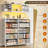 Tall Dresser For Bedroom With 14 Drawers, 3 Open Shelves, Led Light And Power Outlet-1246759032