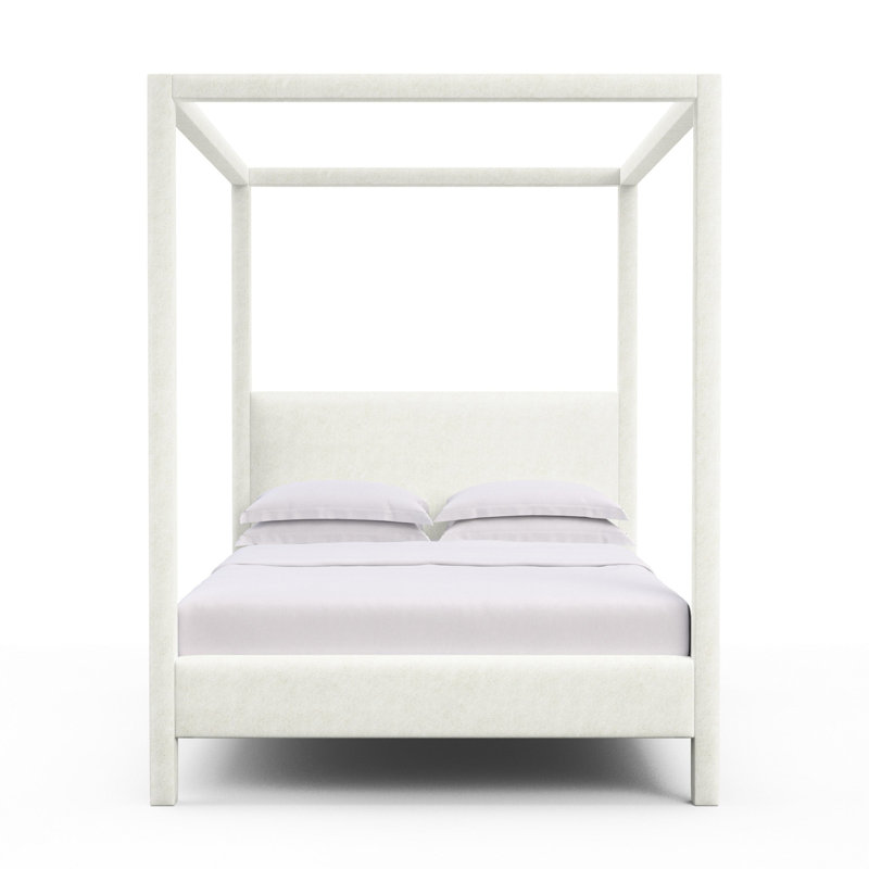 Lafayette Upholstered Standard Storage Bed, Full, Vintage Leather Blanc