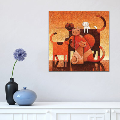 A Family Affair by Peter Adderley - Wrapped Canvas Gallery-Wrapped Canvas Giclée