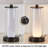 23.25'' Glass USB Table Lamp Set With Built-in Night Light