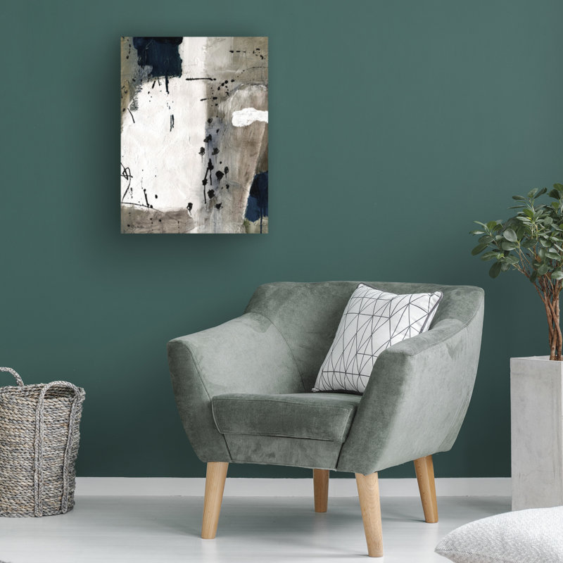 Art sur toile «Rich Lo Blue Trees», H 19 po x l 14 po