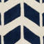 Tapis bleu foncé / ivoire en laine touffeté à la main Sanaz-1116614742