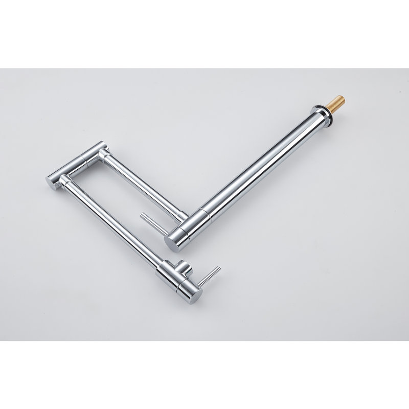 Robinet remplisseur mural avec poignées doubles, bras extensible pliable | Idée de cadeau, Chrome chrome