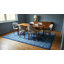 Tapis en laine touffeté à la main, tapis bleu, tapis élégant et luxueux pour rehausser votre décor de salon, de chambre à coucher, de bureau ou de maison avec élégance contemporaine-380334686