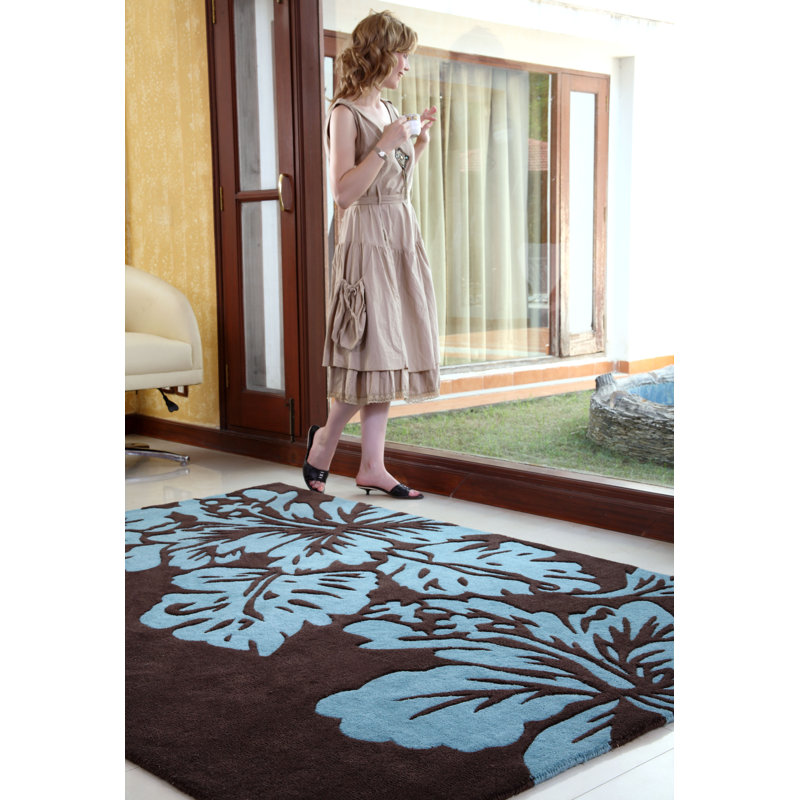 Jacieon Floral Rug, 5' x 8'