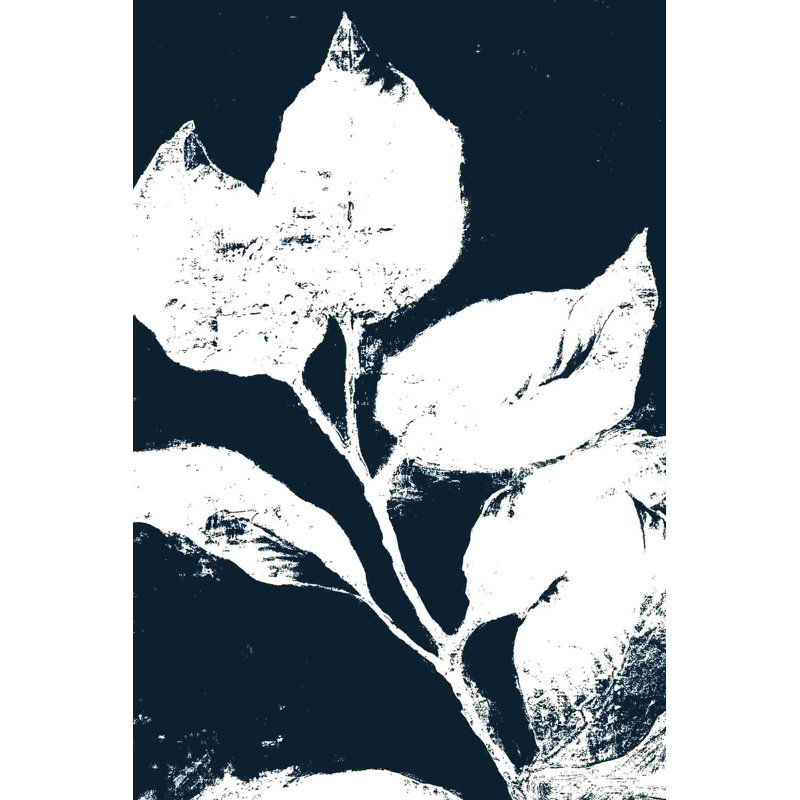 Impression sur toile tendue Deep Marine Botanical, L 32 po x H 48 po