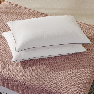 Machine Washable Duck Feather and Down Pillows (Set of 2)