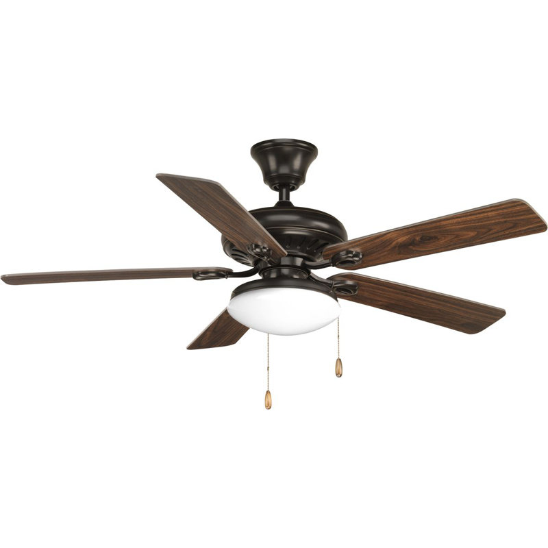 Ventilateur de plafond universel 2 lumières, Bronze antique