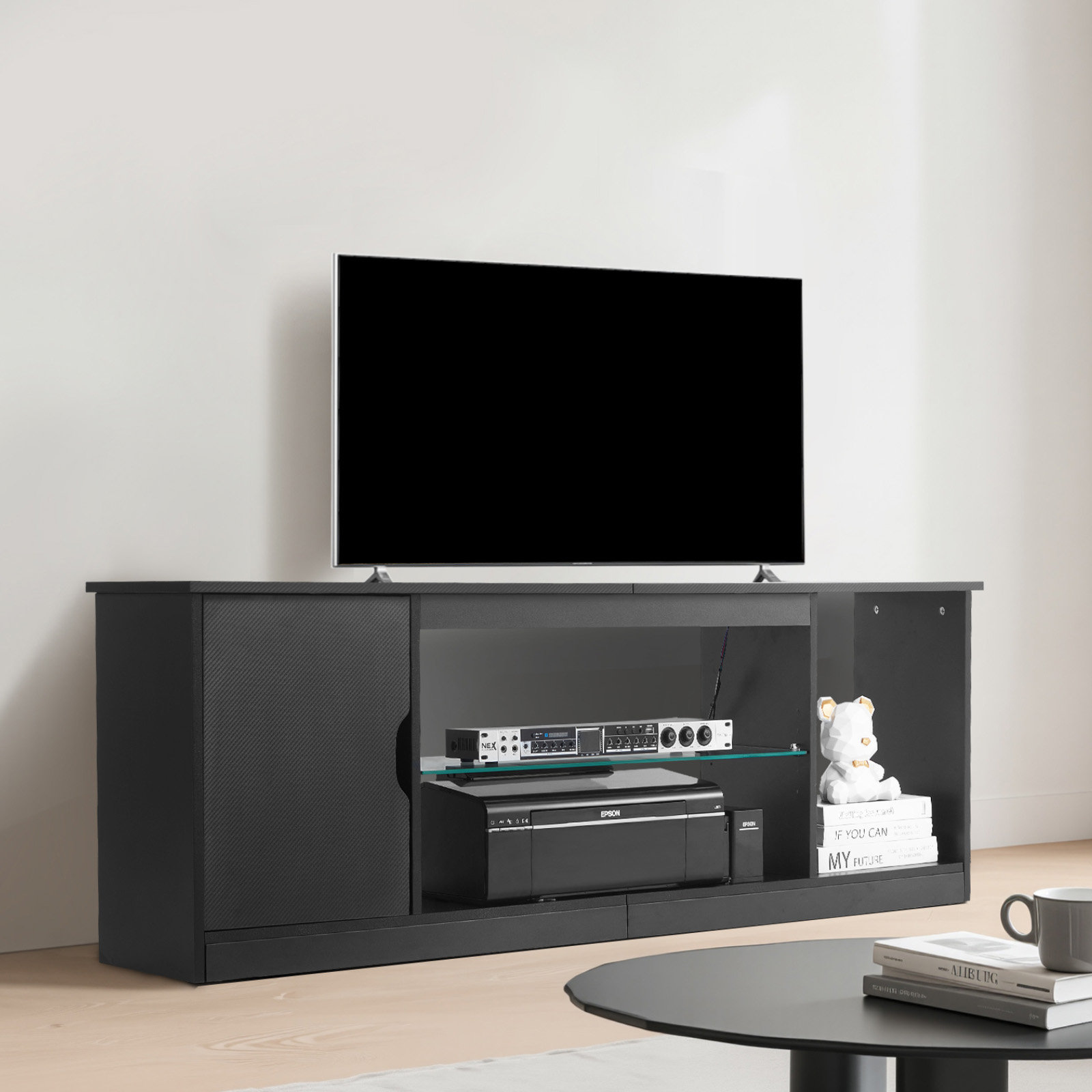 Wrought Studio™ TV Stand for TVs up to 65 in Modern Entertainment ...