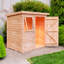 Perugia 6 Ft. W x 4 Ft. D Shiplap Pent Shed-29356105