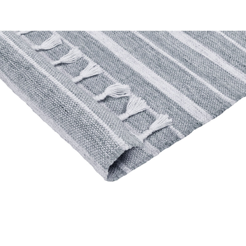 Layhill Striped Hand Woven Area Rug, Rectangle 140 x 200cm