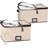 Wine Glass Storage 2 Sizes With Dividers. Each Holds 12 Glasses Up To 10" Tall