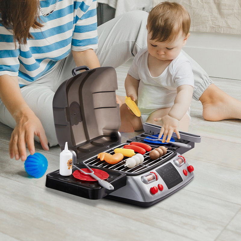 Ensemble de 19 jouets pour enfants avec barbecue
