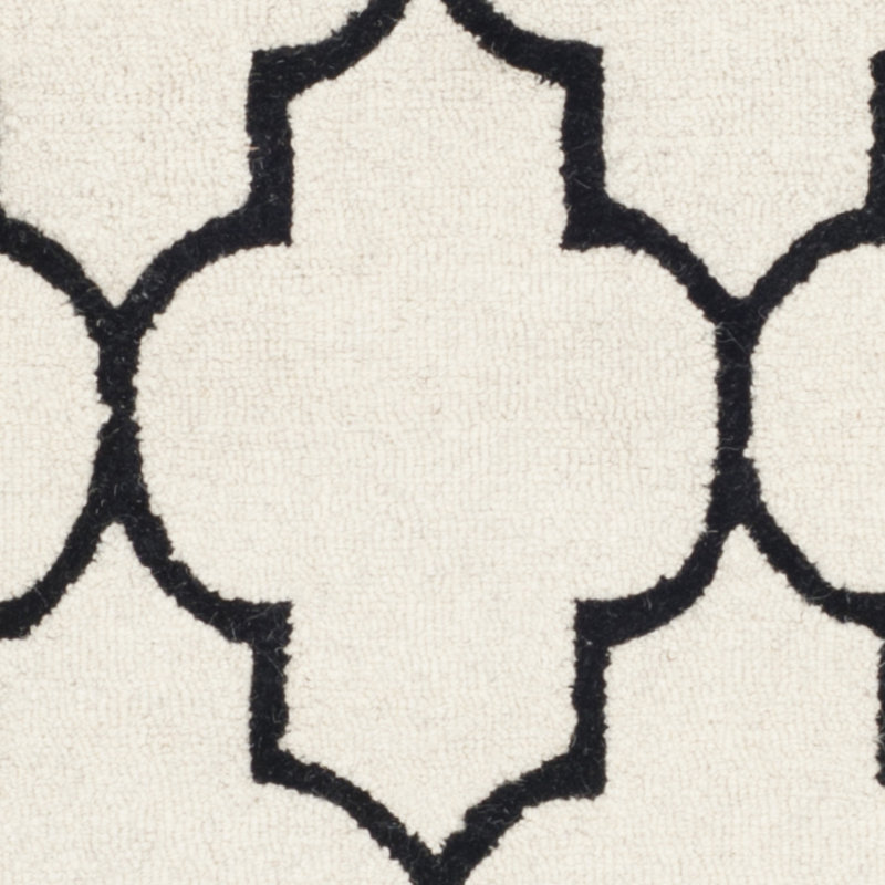Cannen Hand Tufted Wool Geometric Rug, Rectangle 8' x 10'