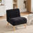 Upholstered Tufted Armless Chair-1813368764