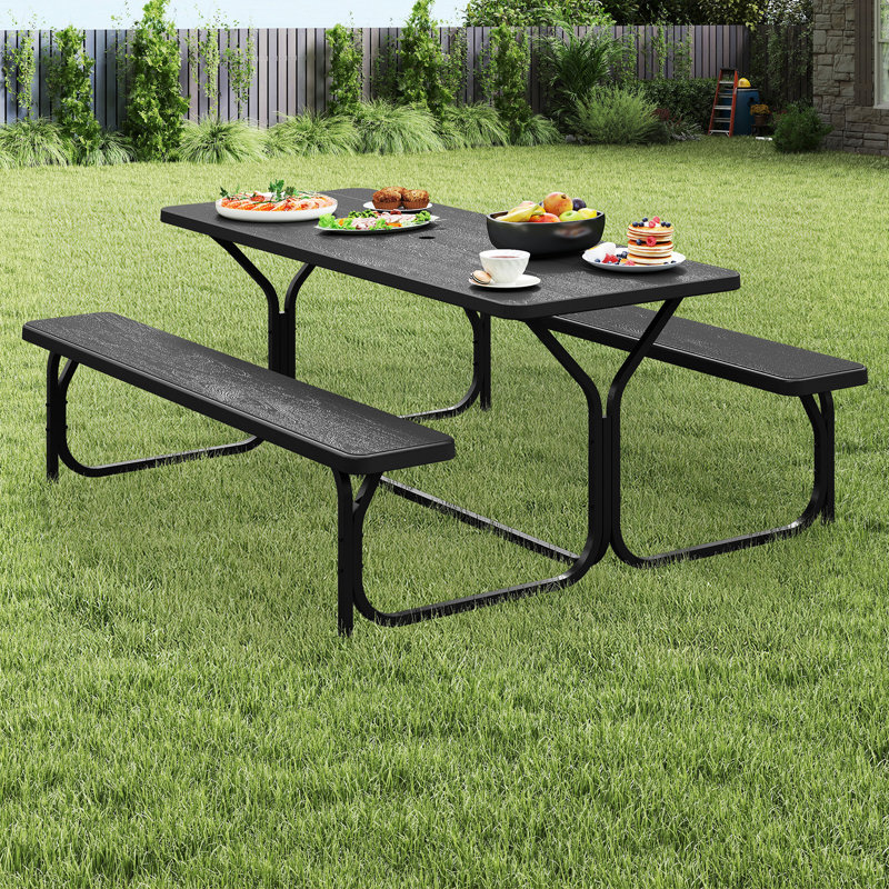 Ensemble repas extérieur pour 4 personnes Aadi, H 29 po x l 71 po x P 29 po