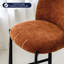 Chaise d'appoint à dossier brun uni (ensemble de 2)-907687048-907687062