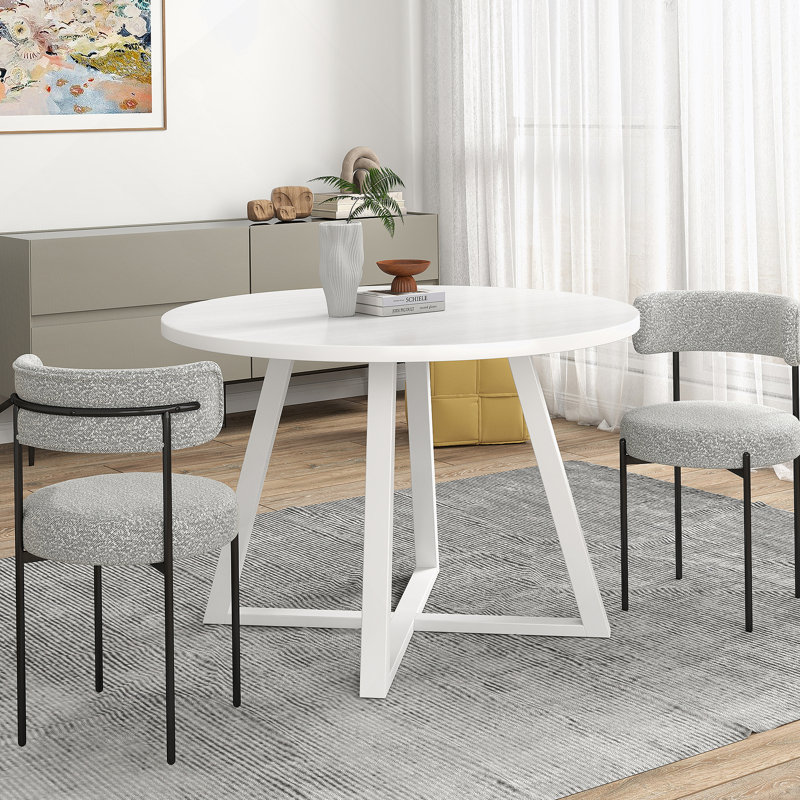 Ensemble de trois pièces pour tables de salle à manger compactes, idéales pour les maisons modernes et les réunions de famille avec une meilleure interactivité.