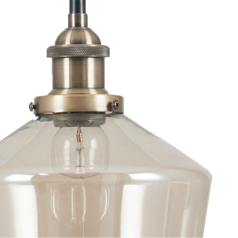 Motour 1 - Light Dome Pendant, Lustre/Antique Brass, Lustre