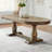 Extendable Oval Wooden Dining Table-107245888