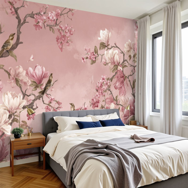 Papier peint adhésif auto-adhésif moderne pour la chambre à coucher Peel and Stick L 69 po x l 96 po
