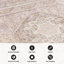 Tapis beige à motif antidérapant Valora-477805352