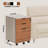 Gosser Home File Cabinet with Wheels - 3-Drawer Mobile Vertical Storage-2015472506