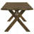 Carbon Knotty Nutmeg Rectangular Dining Table
