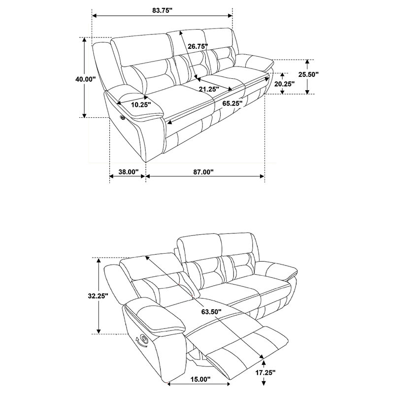 Motion Sofa Reclining Couch