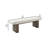 Leonna Linen Blend Upholstered Bench