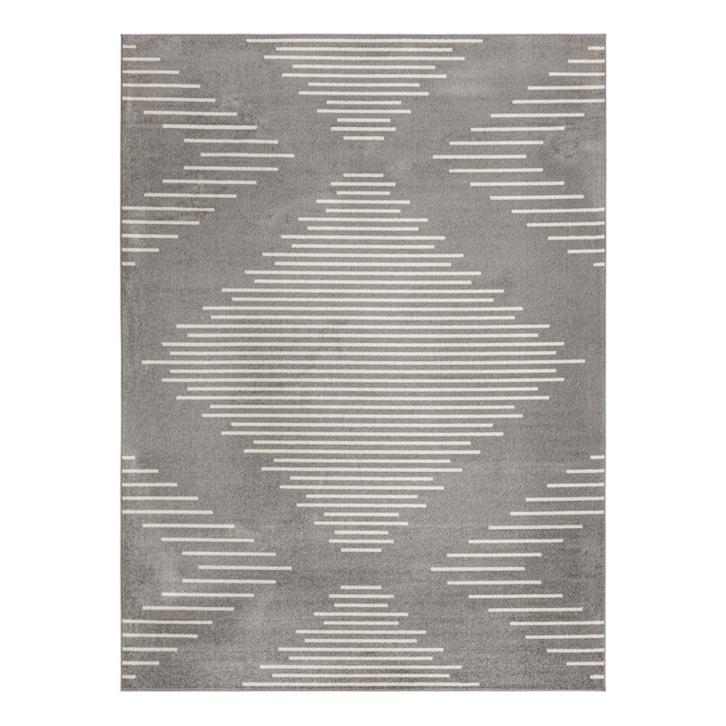 Synthetic Geometric Indoor Rug, Rectangle 10' x 13'1"