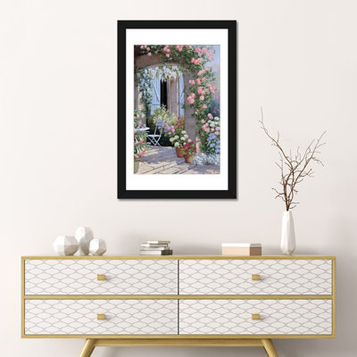 « fleur invitation », reproduction sur toile