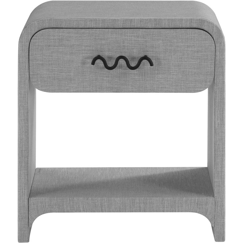 Niemah 22'' W Nightstand, Gray