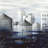 Gray City with Blue Clouds Tablecloth | Indoor Outdoor Decor