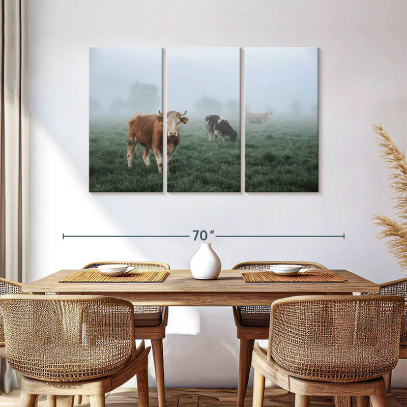 Foggy Cows, 36" H x 57" W
