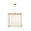 Luminaire suspendu carré lanterne 1 lumière Lisette