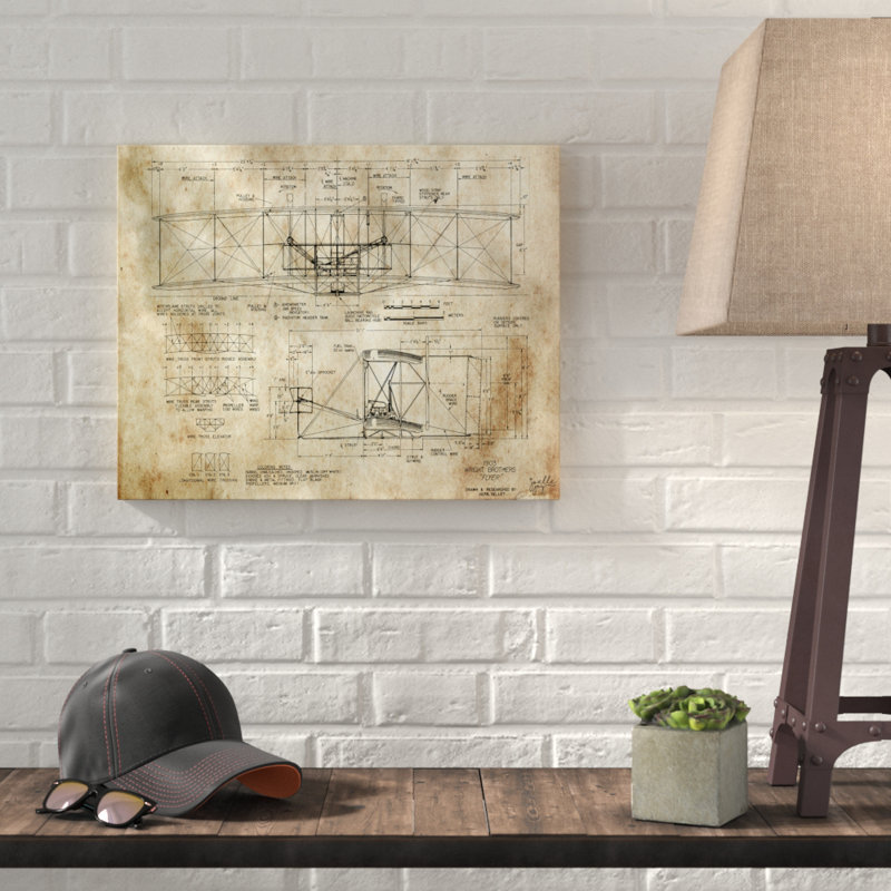 Regarder des avions-toiles tendues, impression sur toile, H 12 po x l 16 po