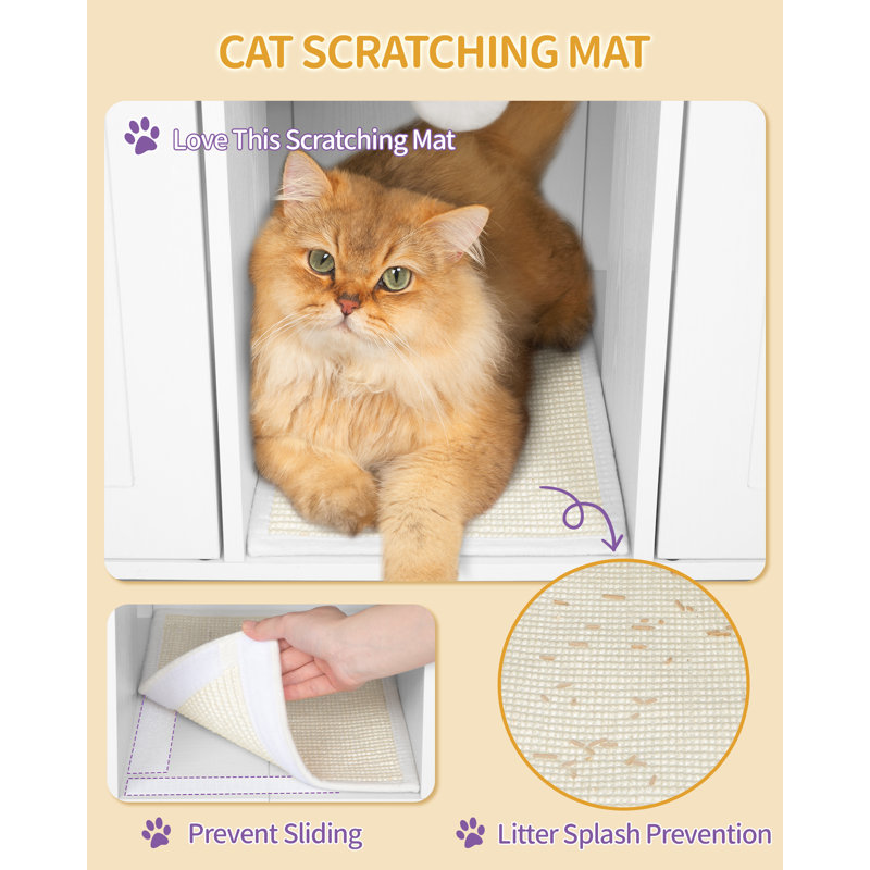 Cage pour chat 2 chats, Blanc