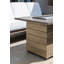 Frontier Rectangle Aluminum Propane Fire Pit Table with Lid
